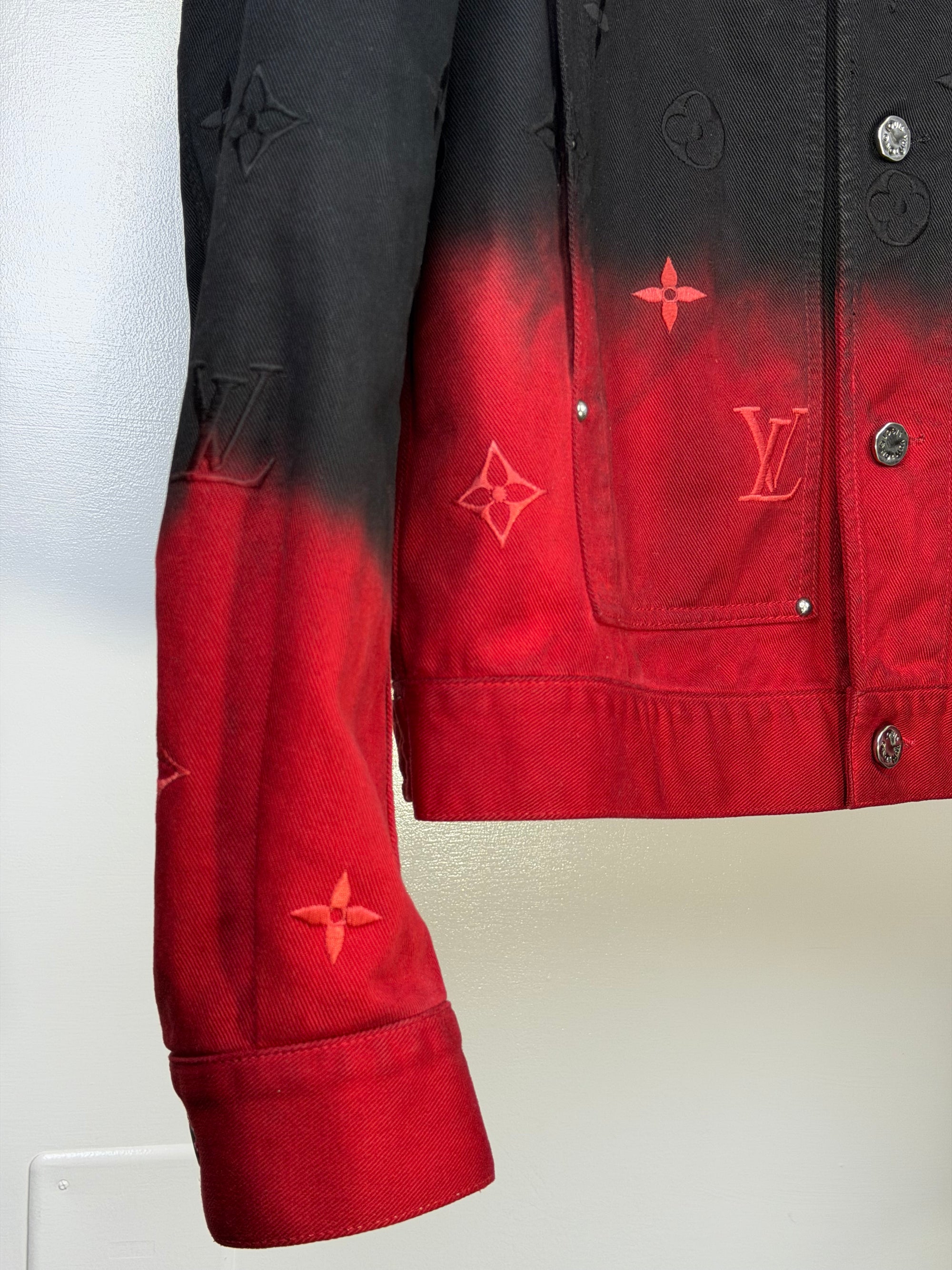 Giacca Louis Vuitton Size 52=XL nera e rossa