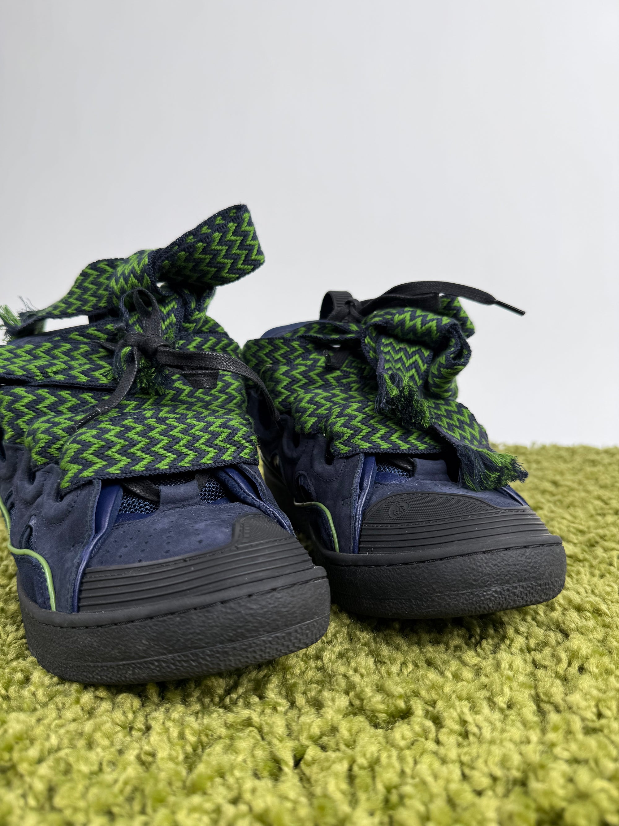 Lanvin Curb Sneaker Blu 41