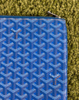 Pochette Goyard blu