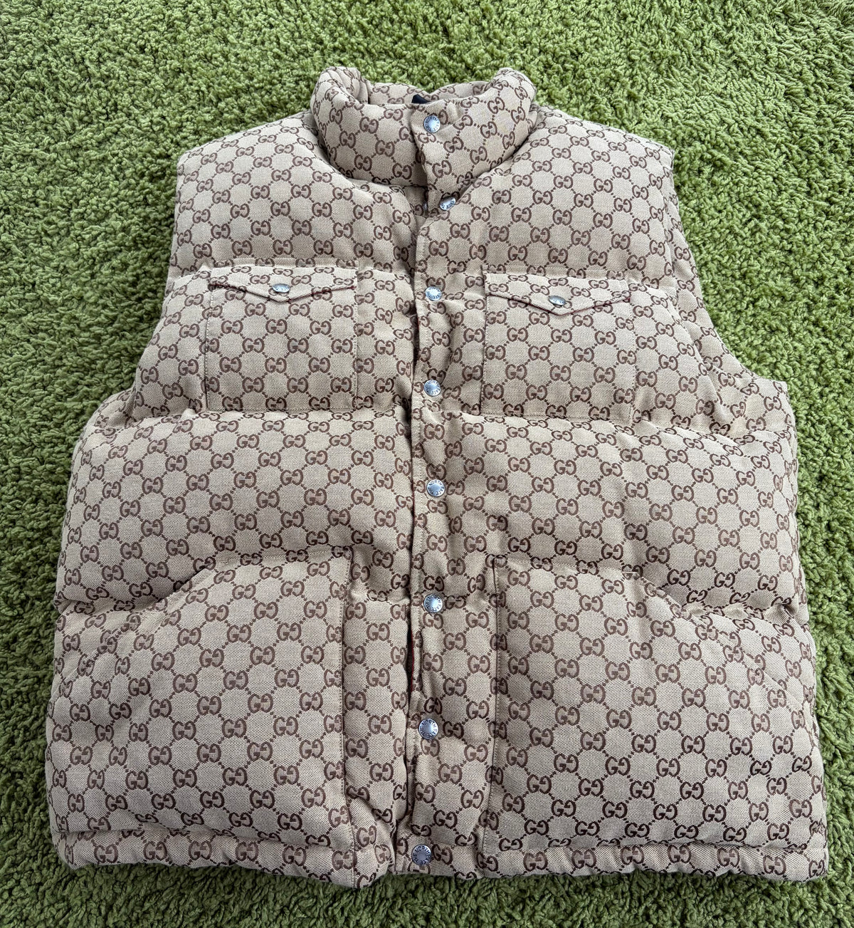 Gilet The North Face X Gucci Beige XL