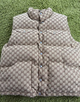 Gilet The North Face X Gucci Beige XL