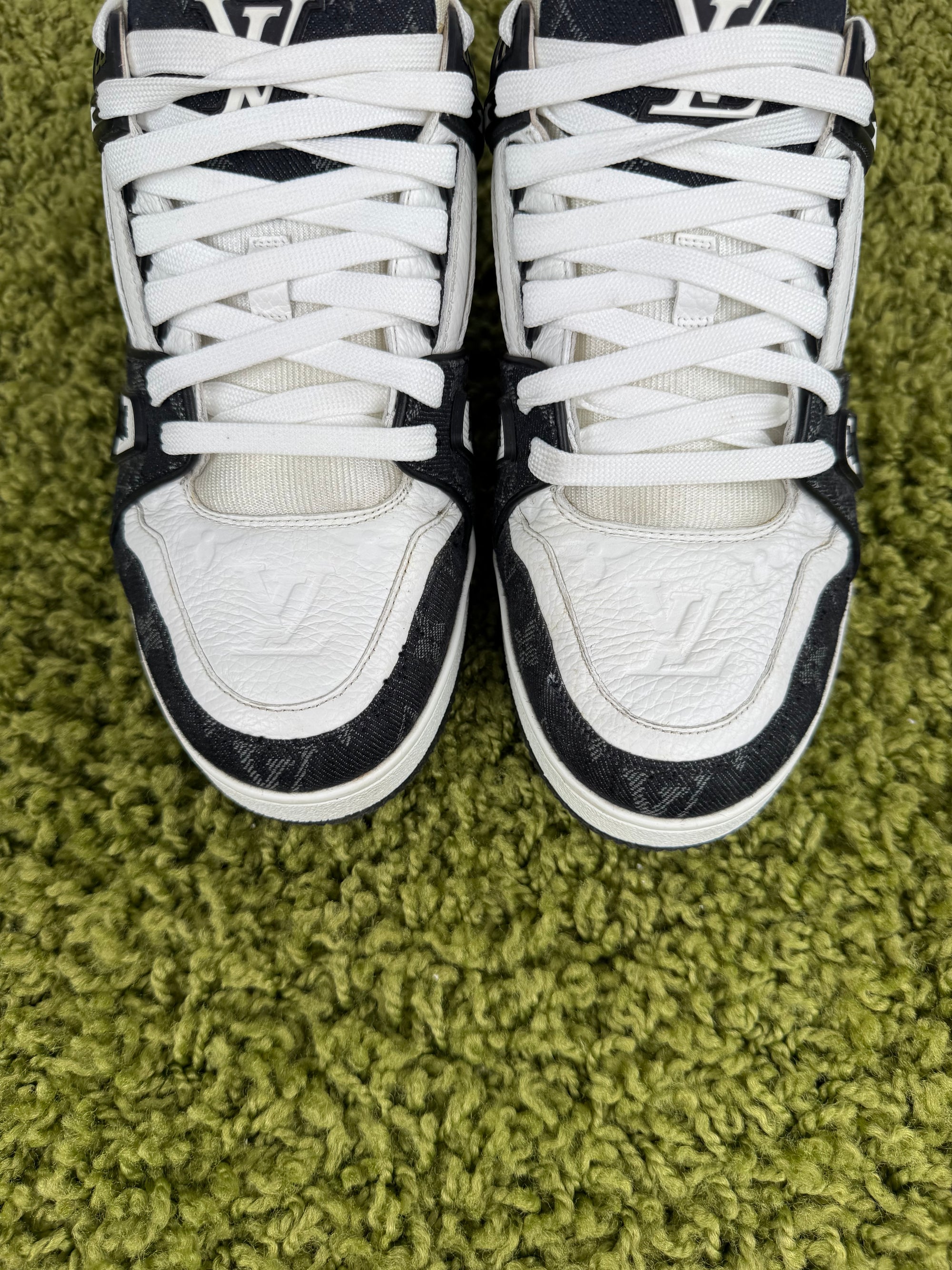 Louis Vuitton Trainer in denim Nero 6