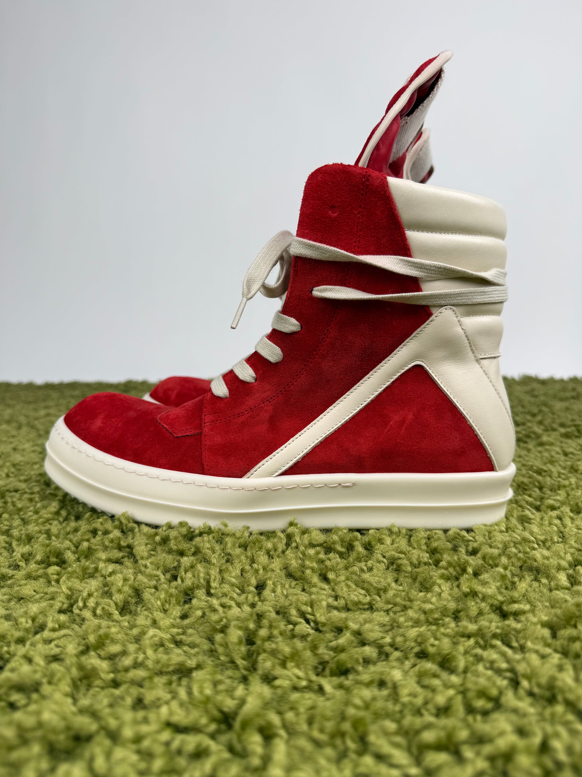 Rick Owens Geobasket DRKSHDW Rosso 44