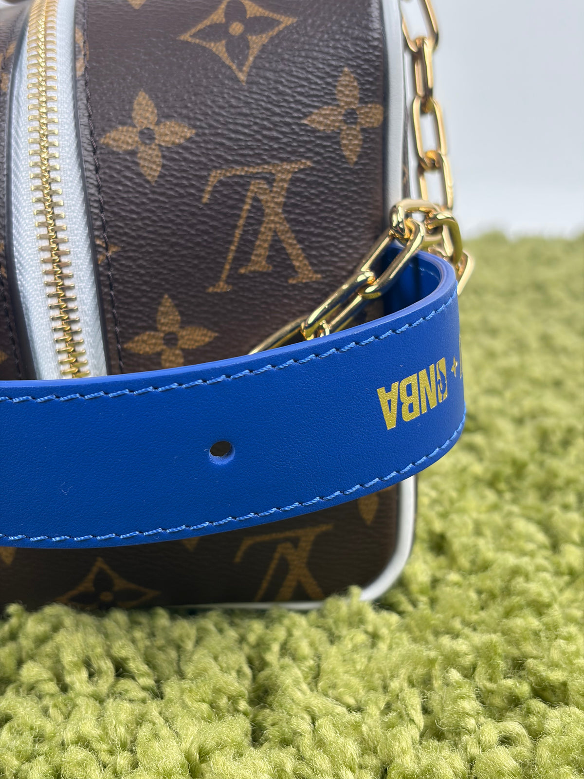 Beauty Case Louis Vuitton X NBA Marrone