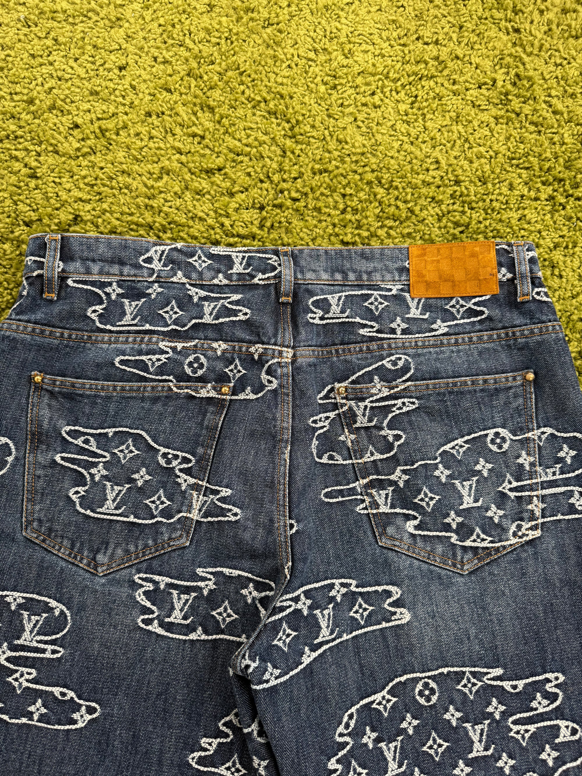 Monogram Cloud Skate Jeans Louis Vuitton 36