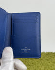 Portacarte Louis Vuitton in pelle Blu
