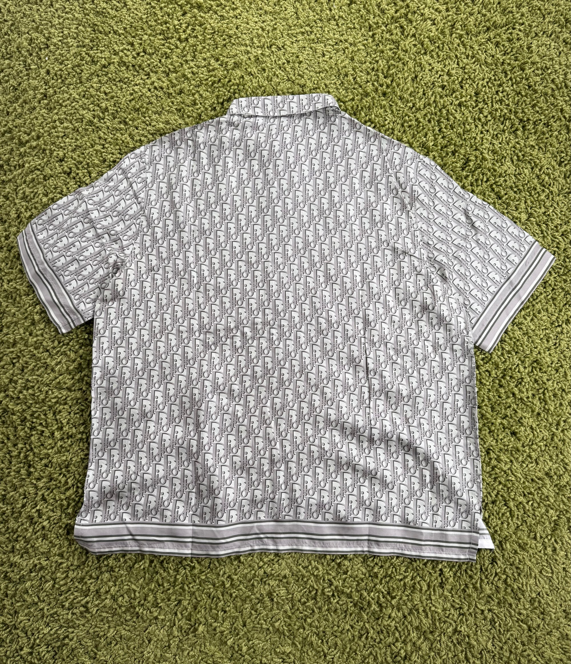 Camicia Pixel Christian Dior Grigia 42