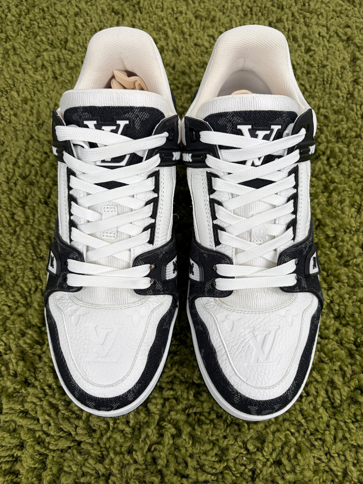 Louis Vuitton Trainer Denim Nera 6 - Second Hand Di Fiore