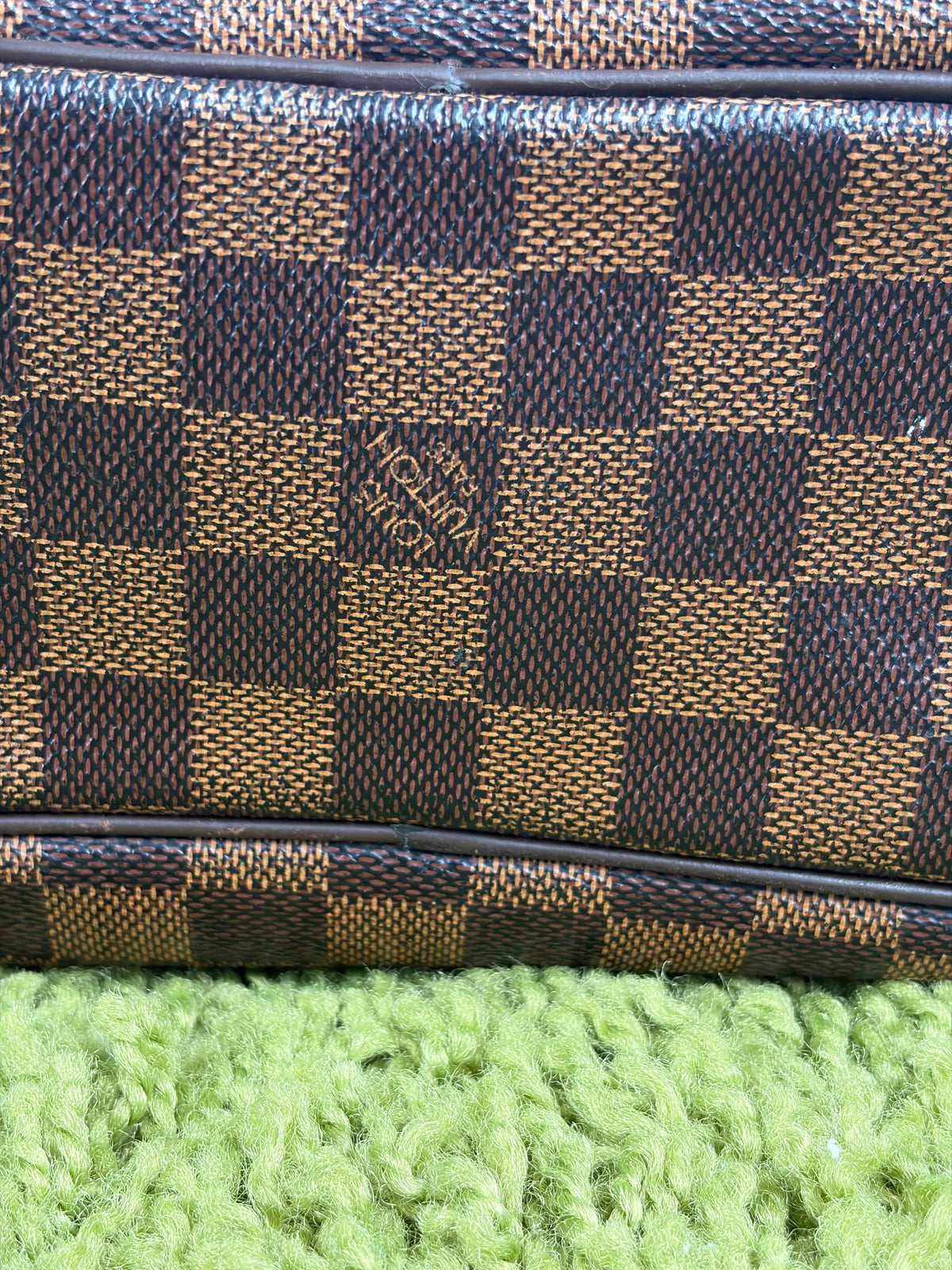 Beauty Case Louis Vuitton in tela Damier Marrone