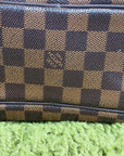 Beauty Case Louis Vuitton in tela Damier Marrone