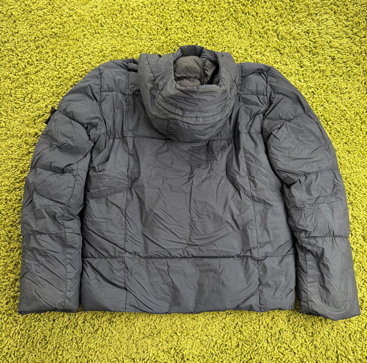 Giubbotto Stone Island Garment Dyed Crinkle Reps NY Down Blu S