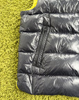 Gilet Moncler Parke in Nylon Nero