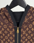 Felpa Louis Vuitton reversibile Size L marrone e nera
