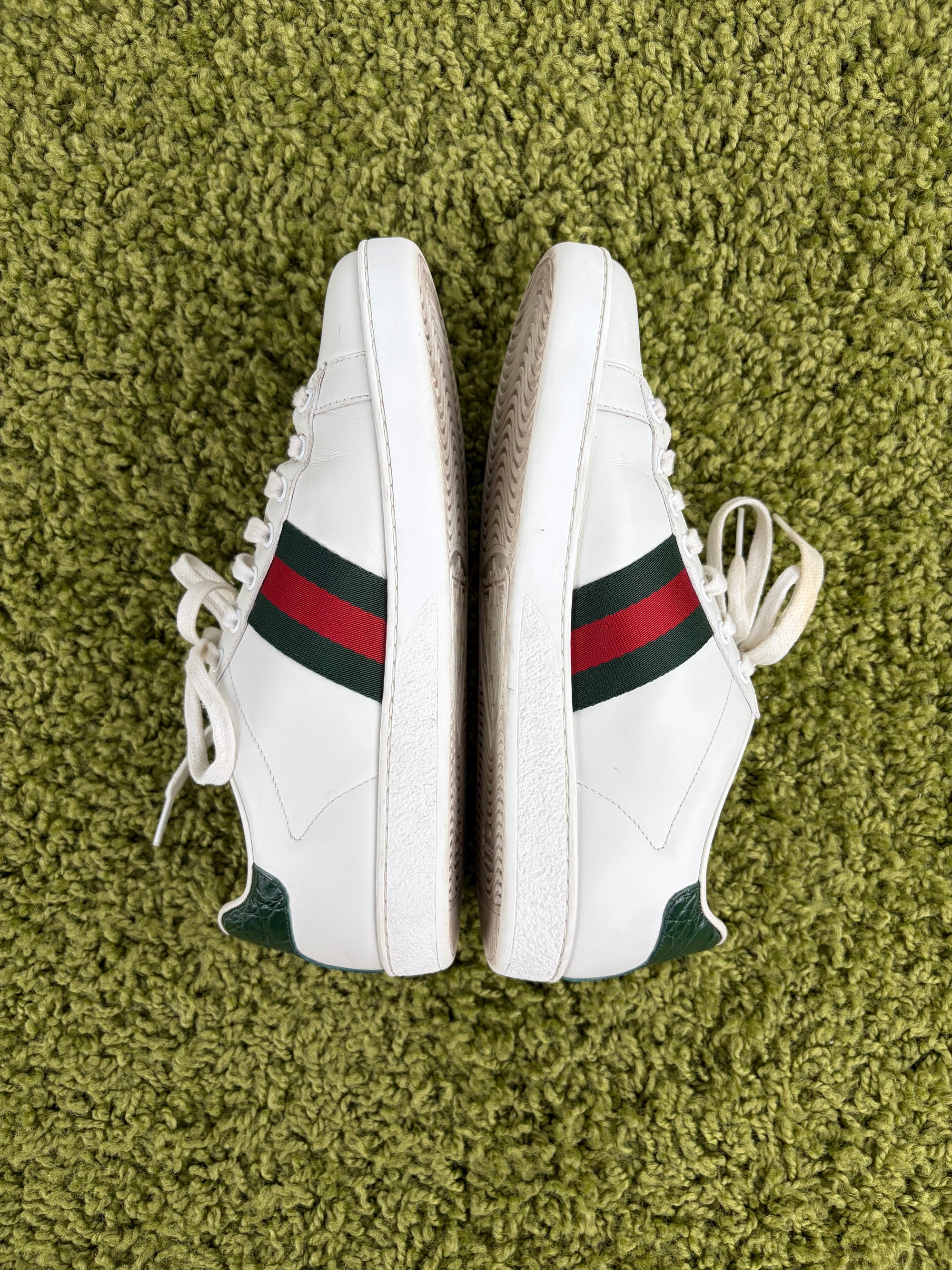 Gucci Ace Size 39 bianche verdi e rosse