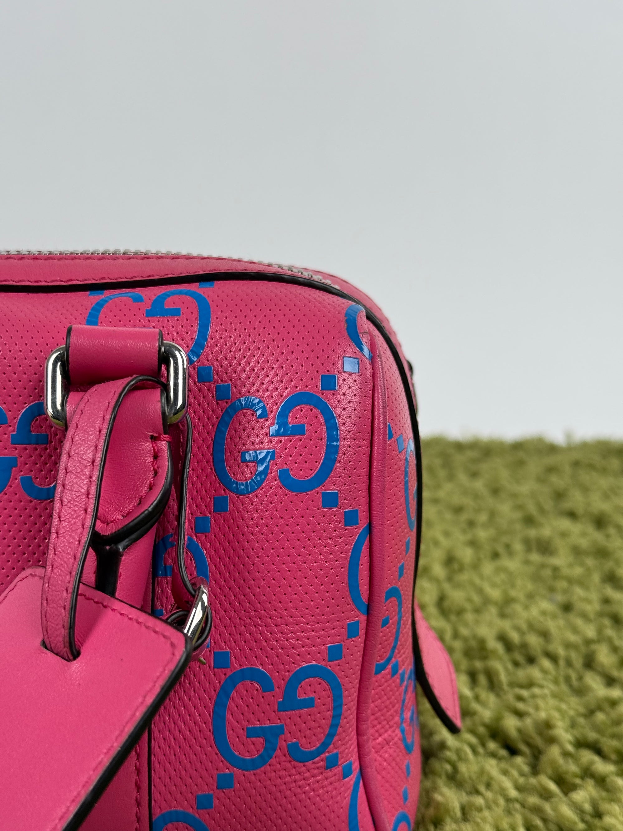 Borsa Boston Gucci Rosa Multicolor