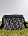 Borsello Dior Monogram blu e grigio