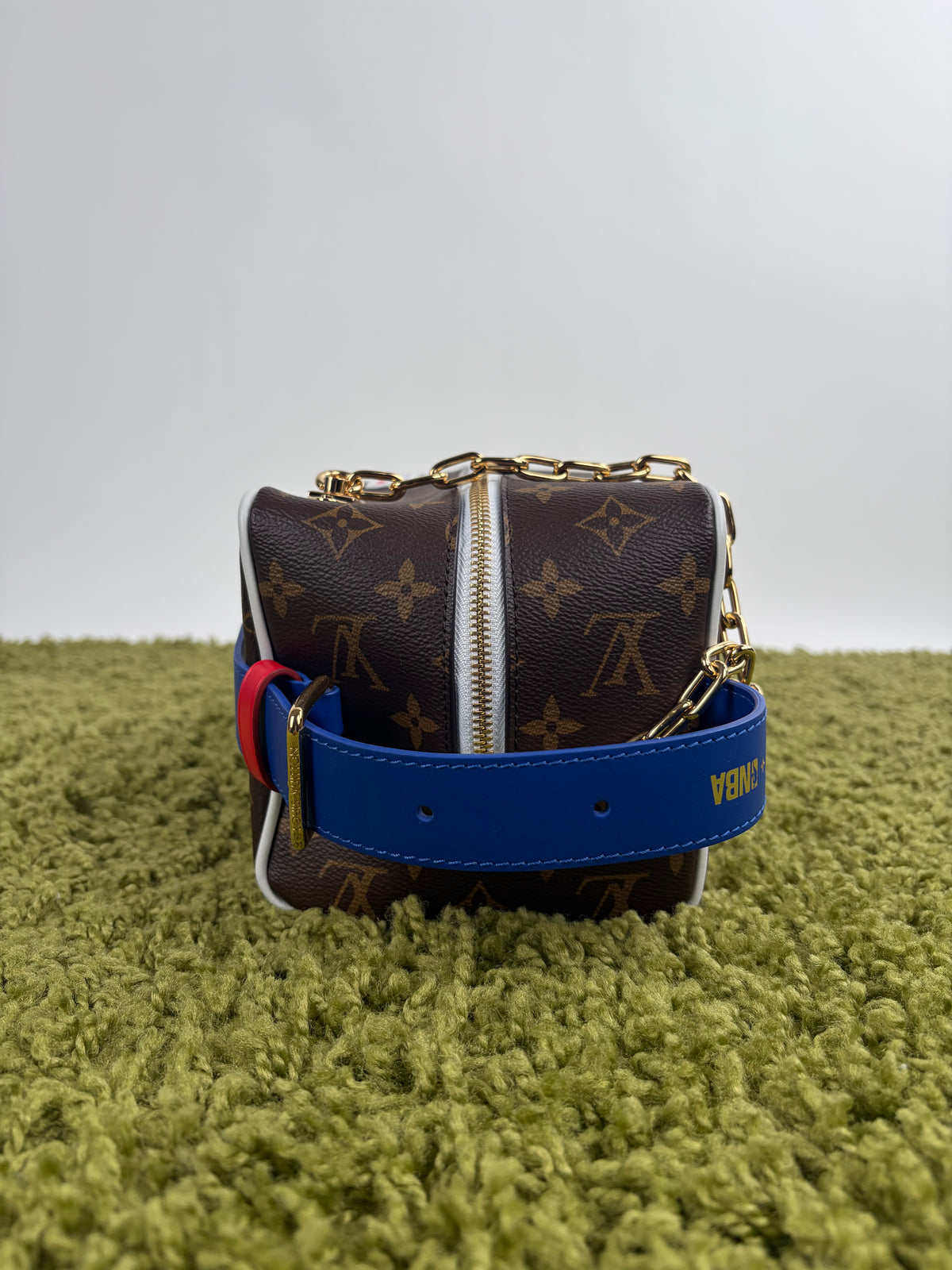 Beauty Case Louis Vuitton X NBA Marrone