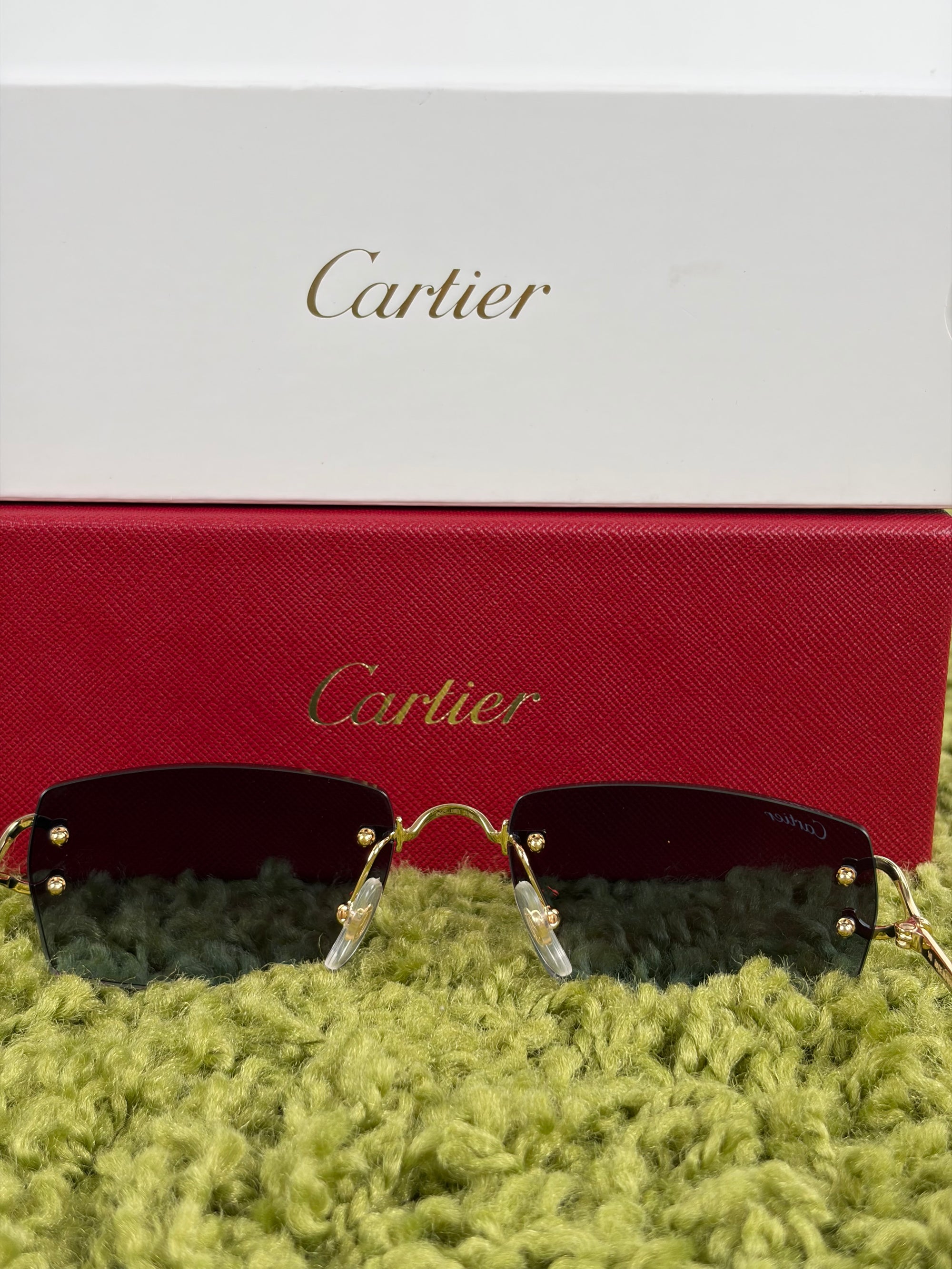 Occhiali Cartier CT0550S 002 L neri e oro