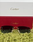 Occhiali Cartier CT0550S 002 L neri e oro