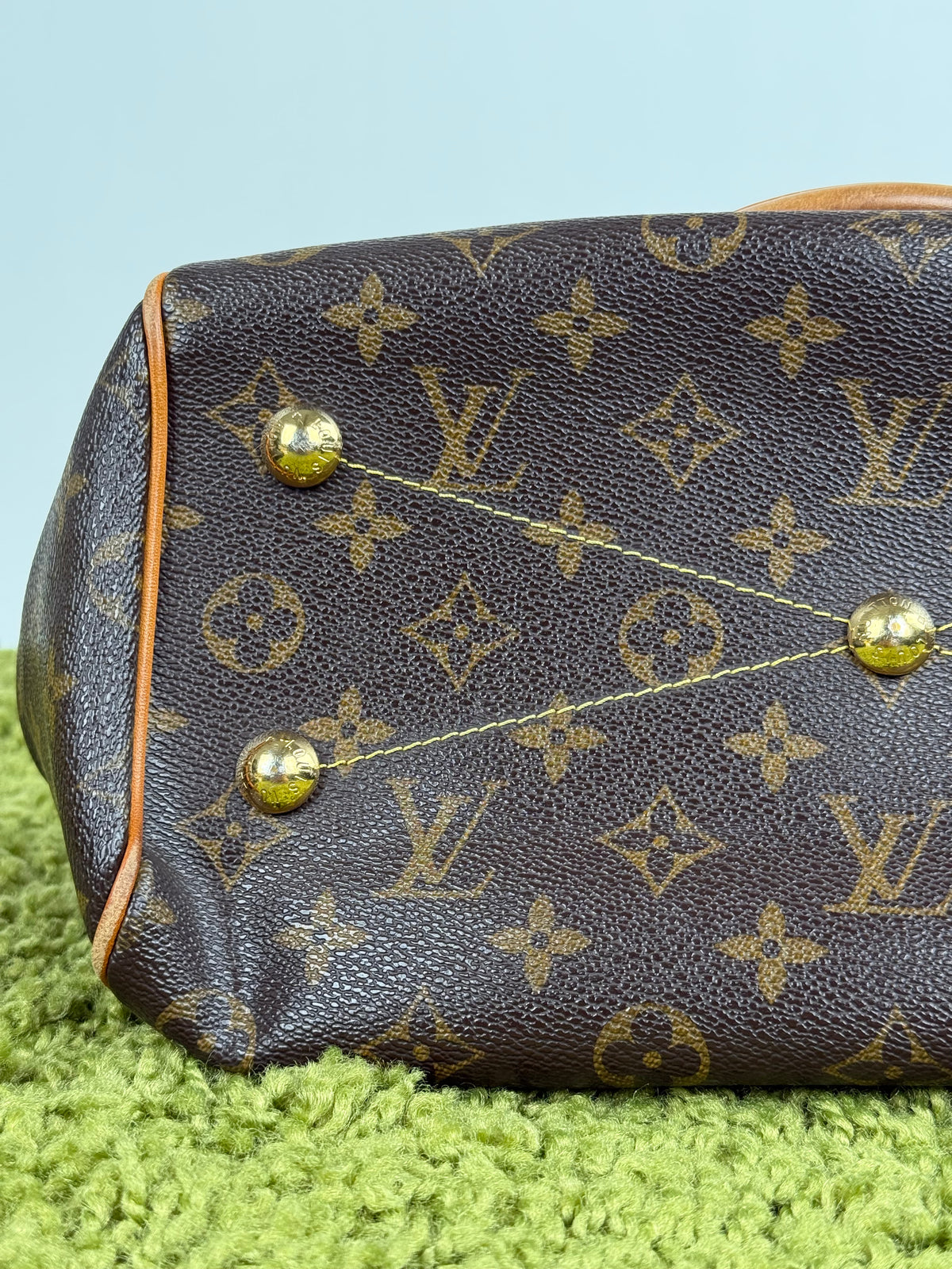 Borsa Louis Vuitton Tivoli in tela Monogram Marrone