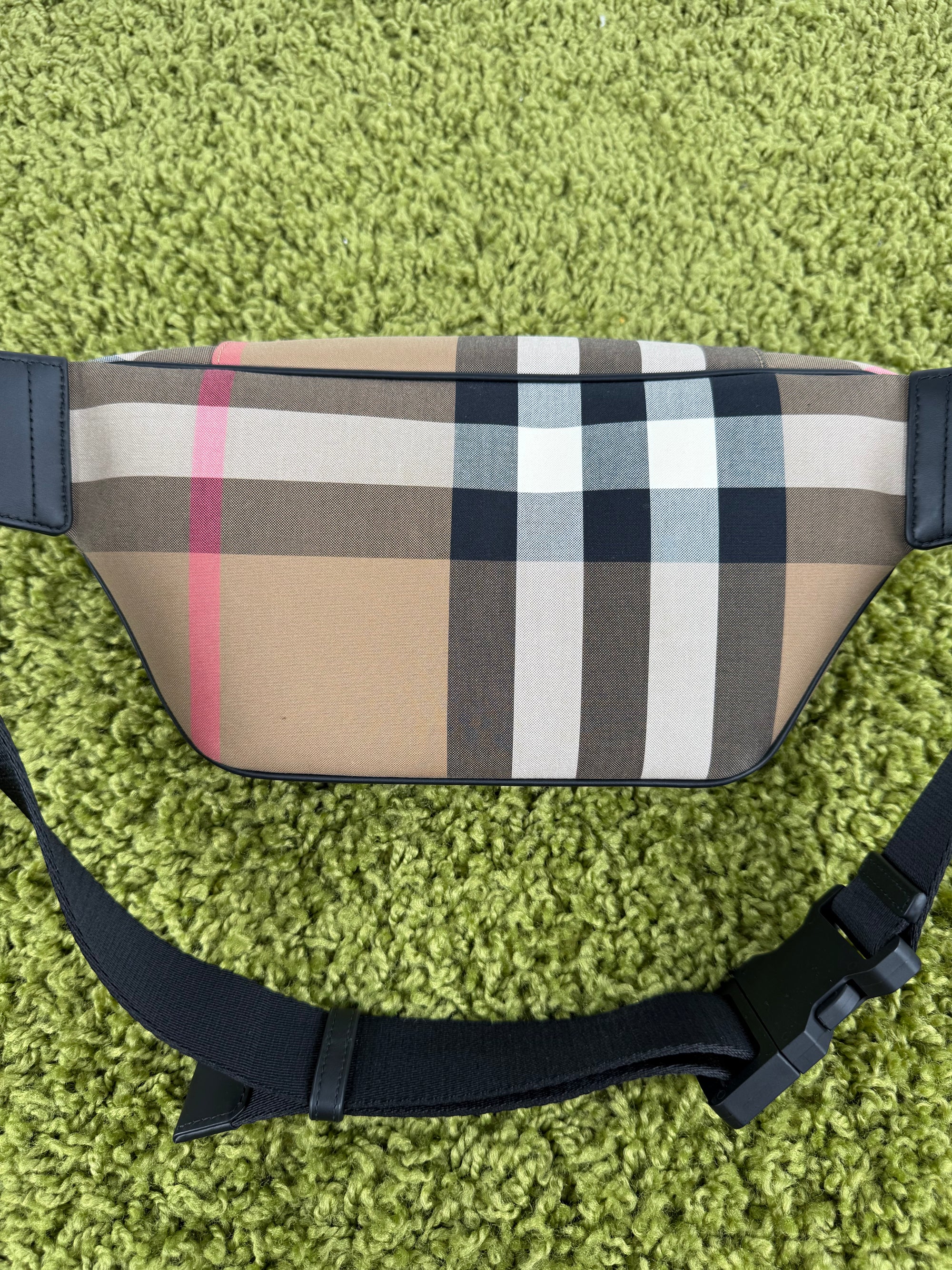 Marsupio Sonny Canvas Check Burberry Marrone