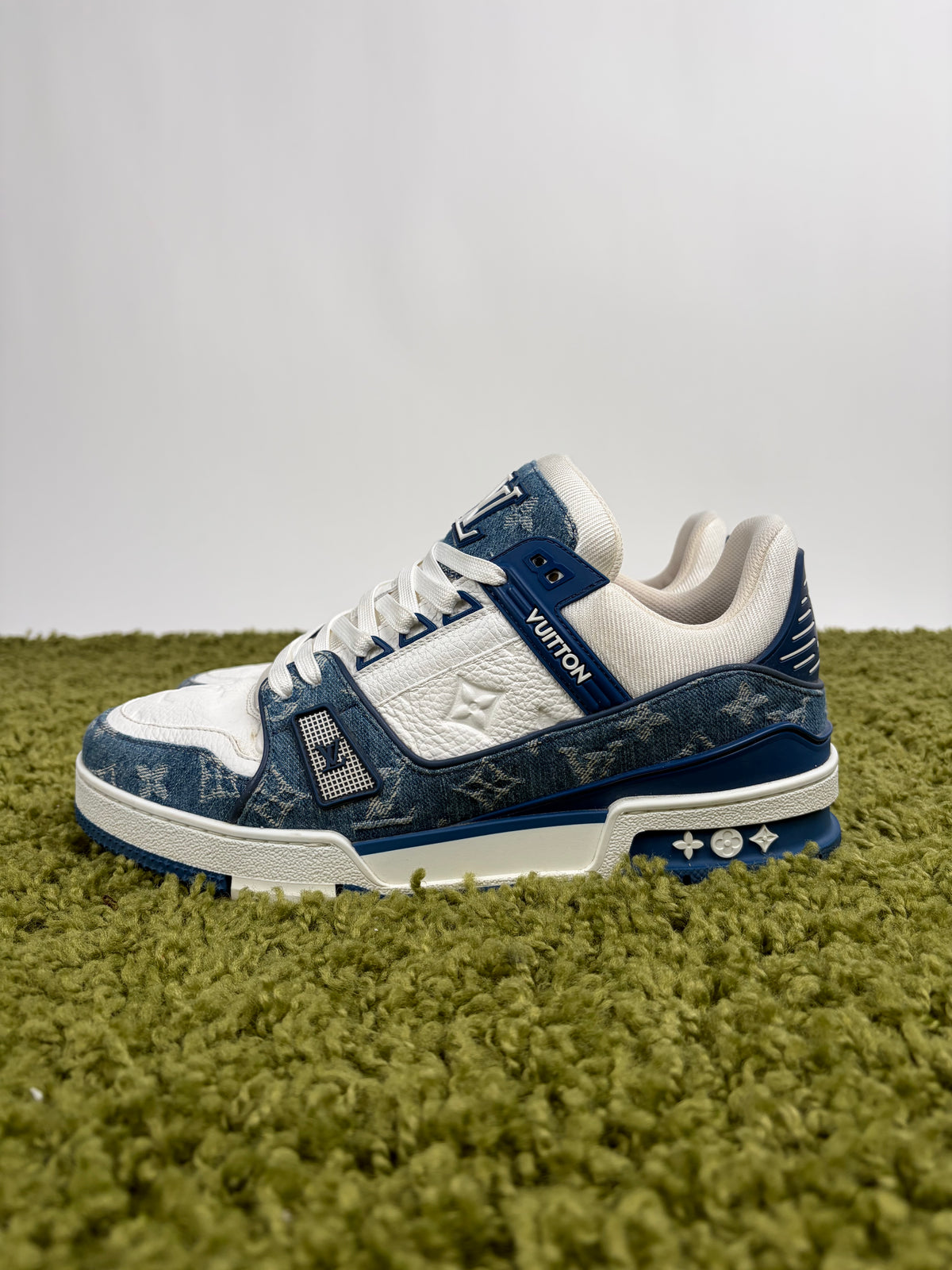 Louis avuitton Trainer In Denim Blu 7.5
