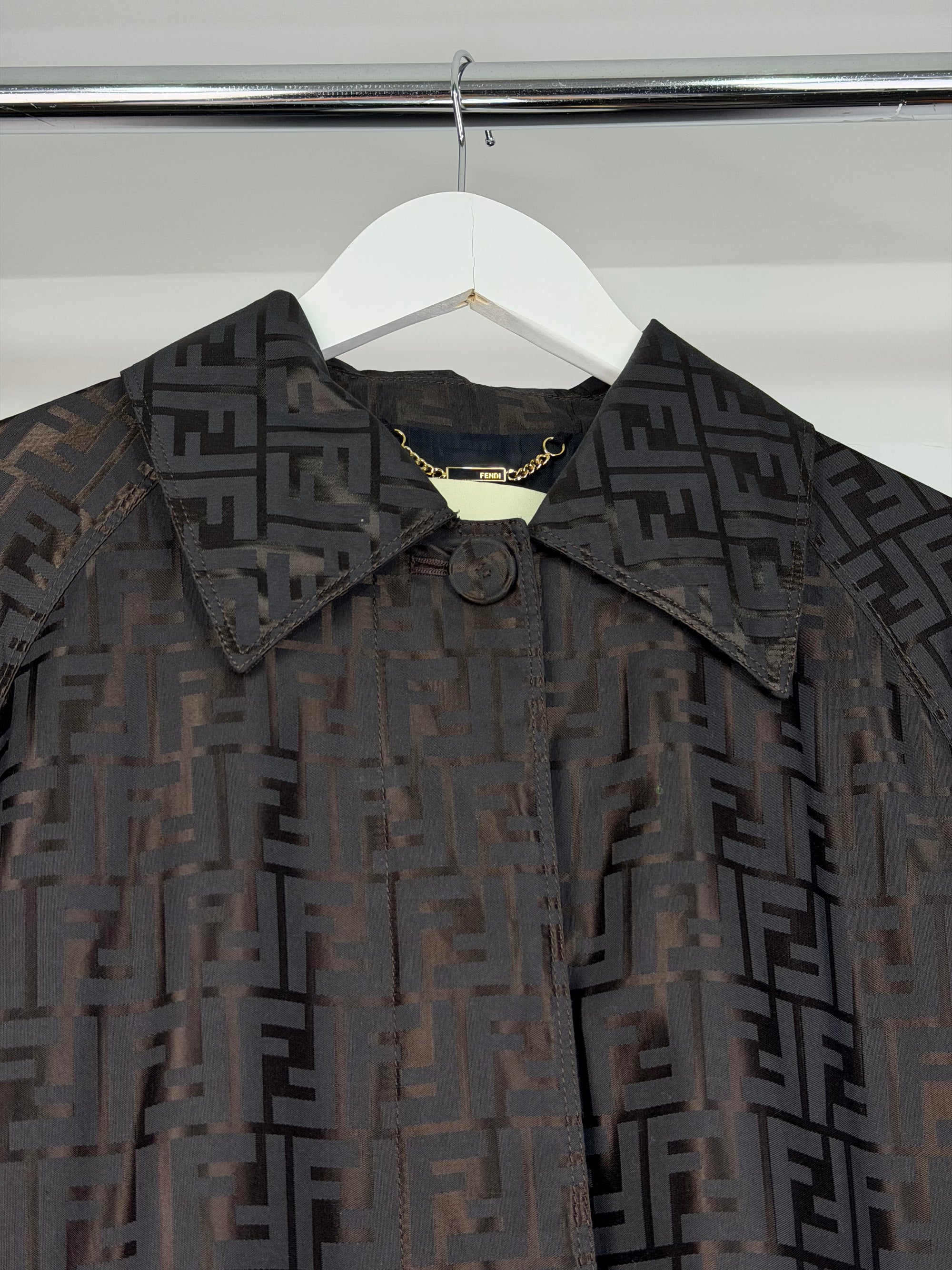 Impermeabile Fendi Size L marrone