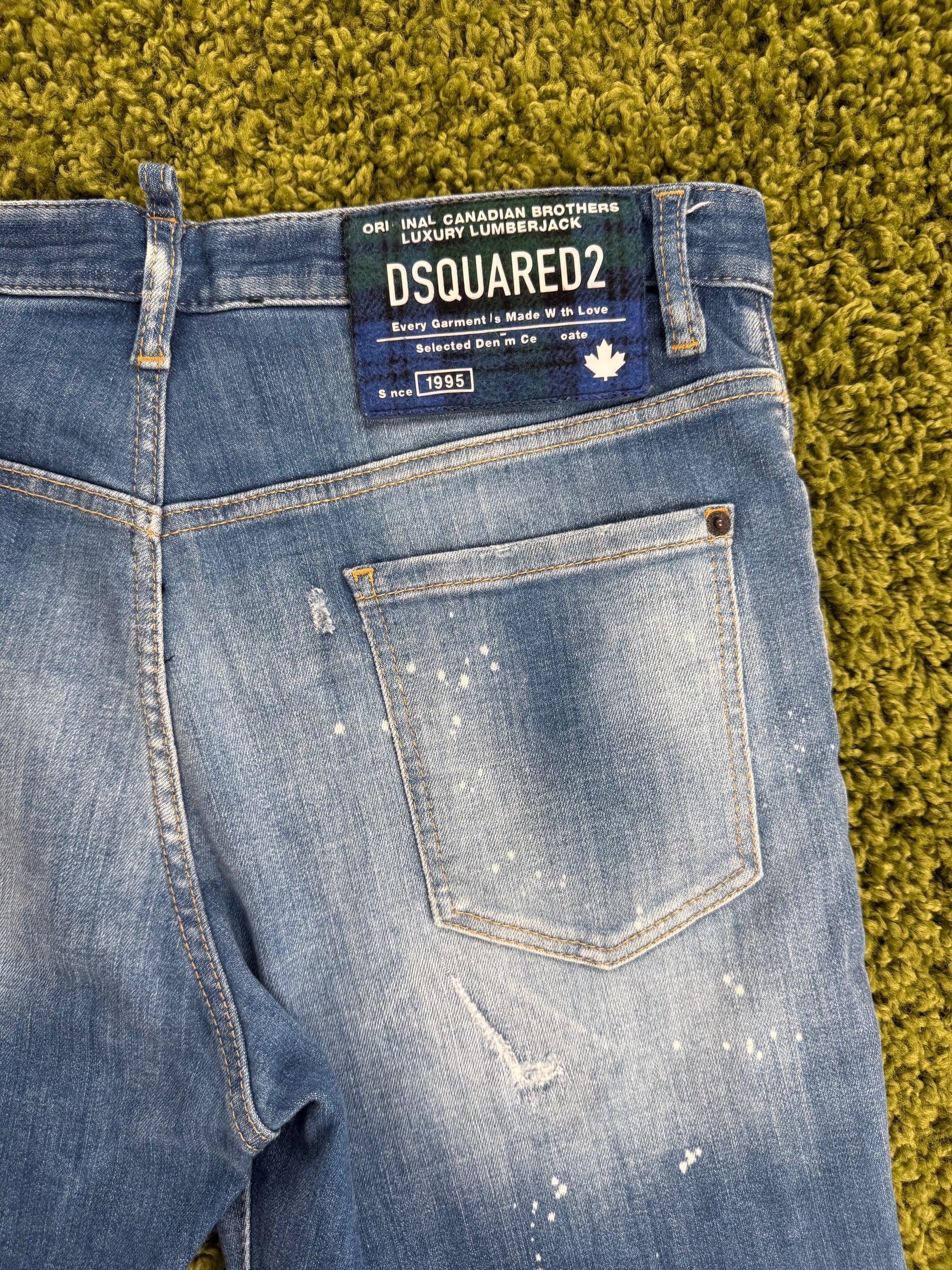 Pantaloncino Dsquared2 in denim 50