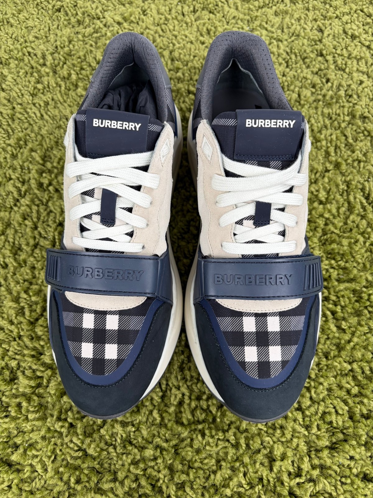Burberry Ramsey Low-Top Sneaker Blu Multicolor 43 - Second Hand Di Fiore