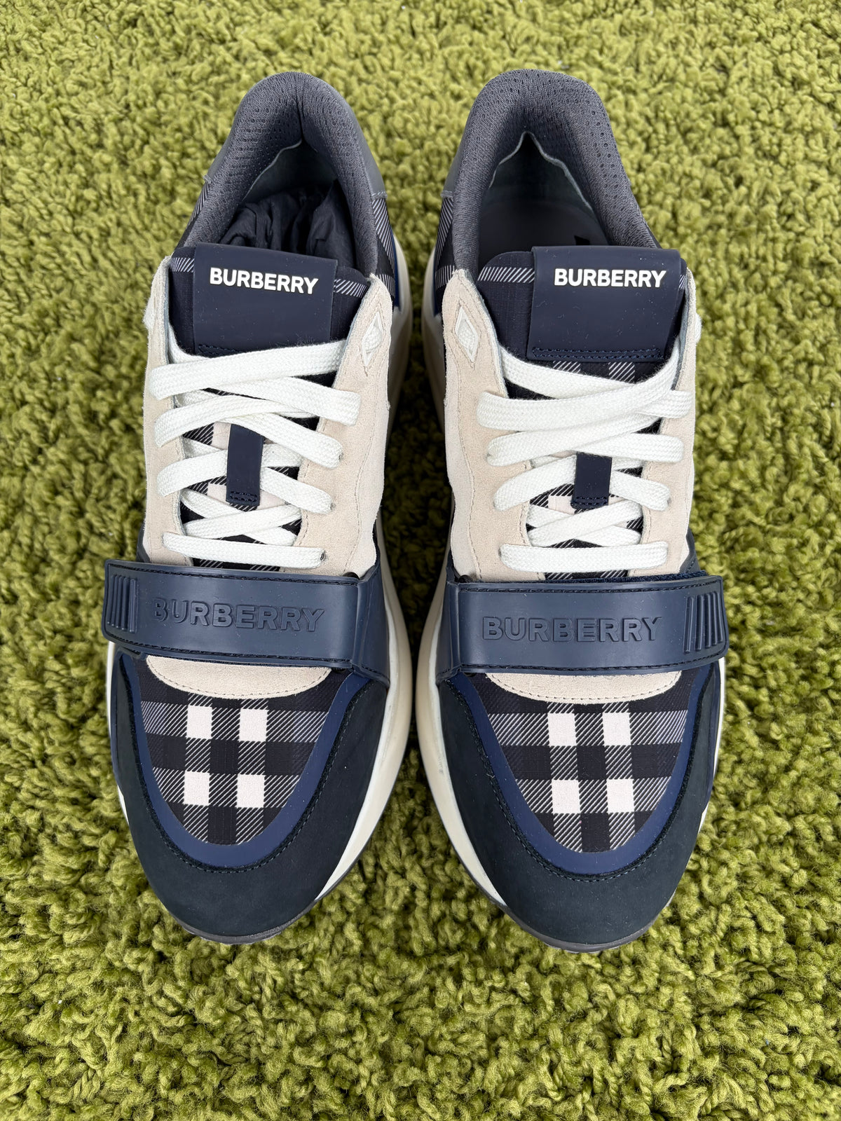 Burberry Ramsey Low-Top Sneaker Blu Multicolor 43