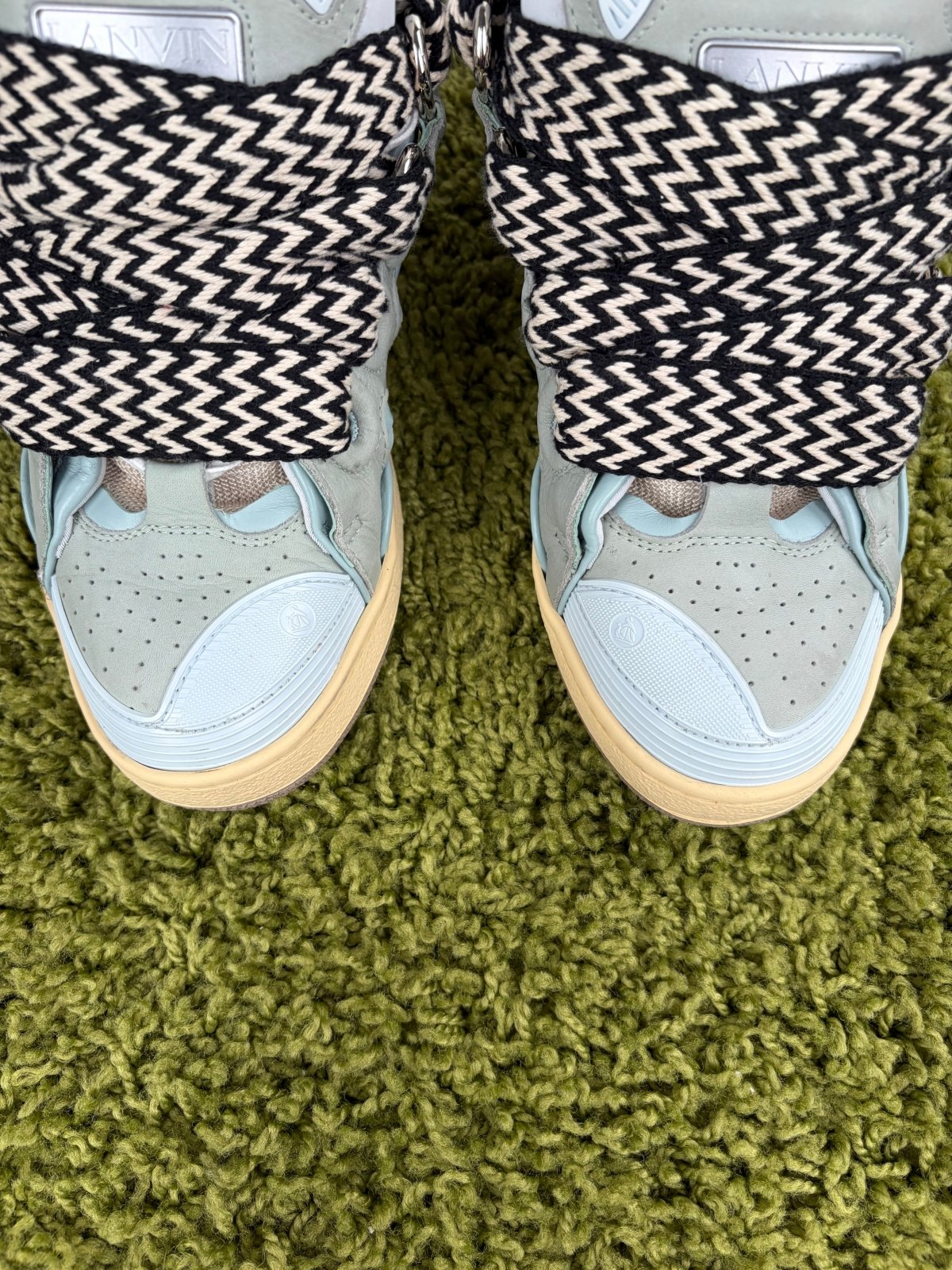 Lanvin Curb Sneaker Azzurra 43 - Second Hand Di Fiore