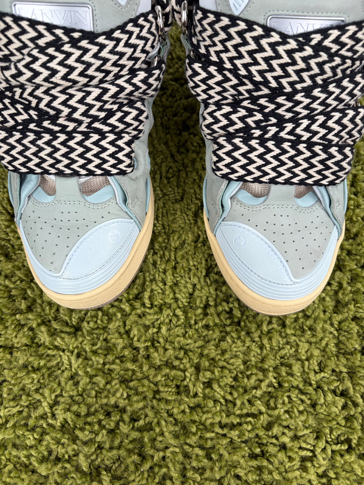 Lanvin Curb Sneaker Azzurra 43