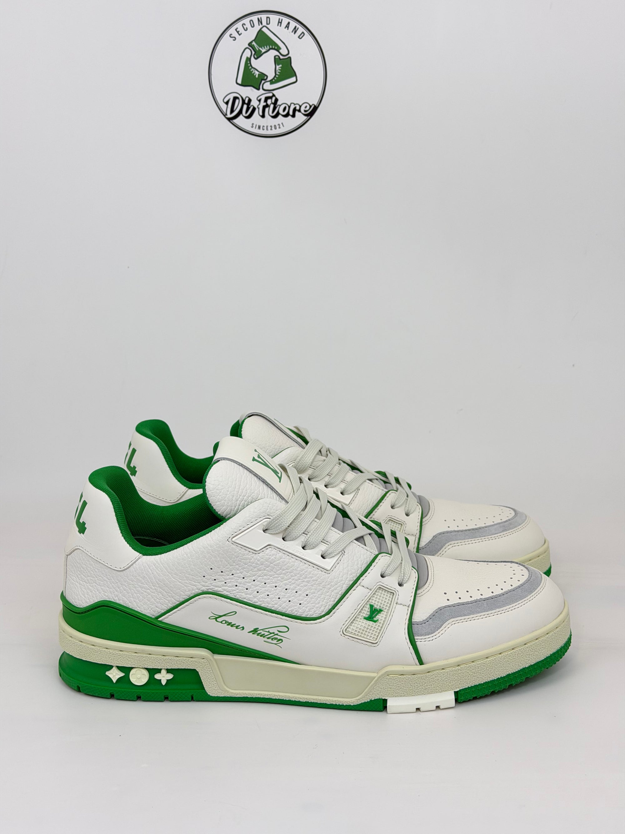 Louis Vuitton Trainer Size 9=43 veste 44 verde e bianco