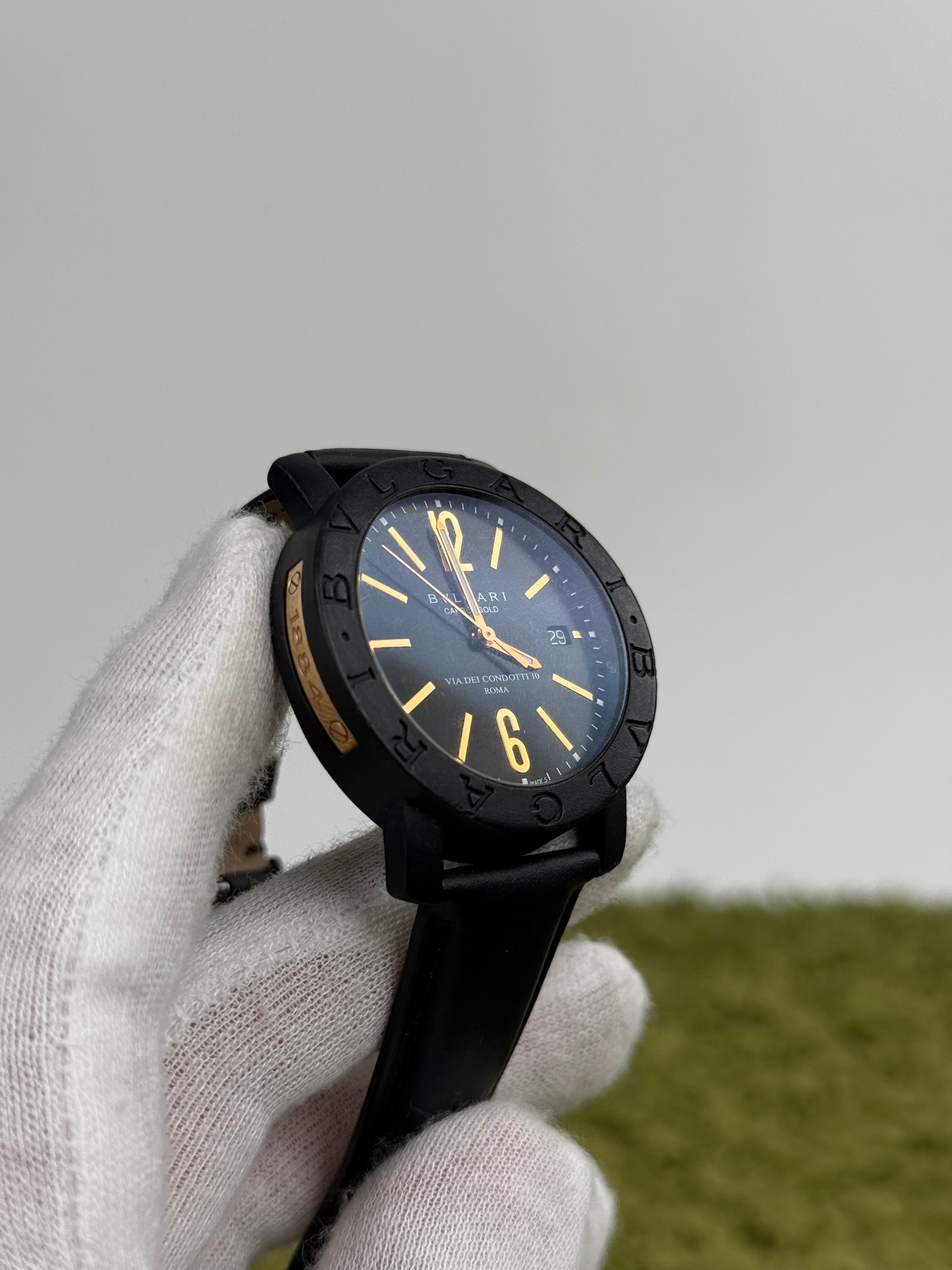 Orologio Bulgari CARBONGOLD 40 mm numero di referenza 102248