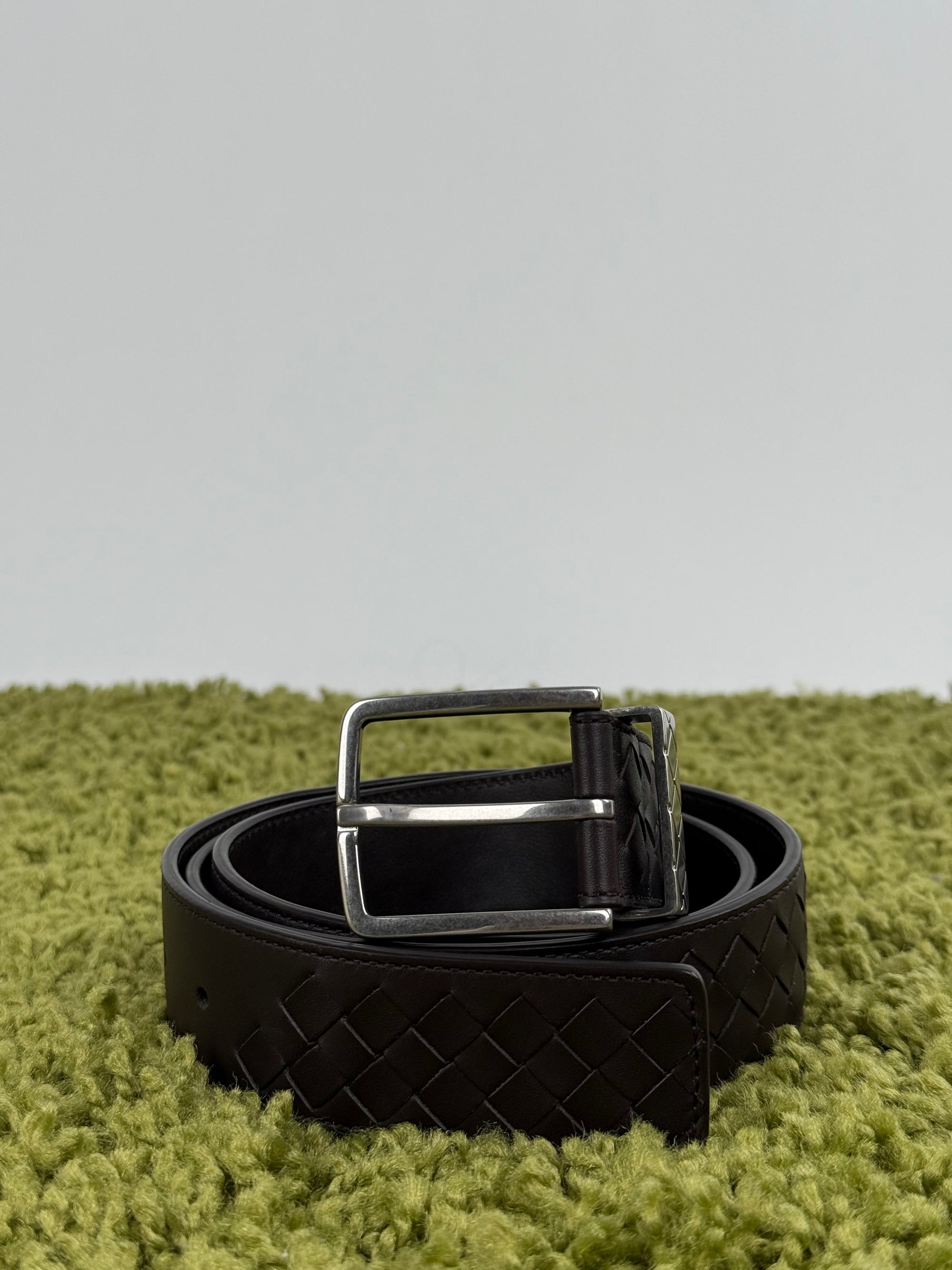 Cintura Intrecciata Bottega Veneta Nera 95cm