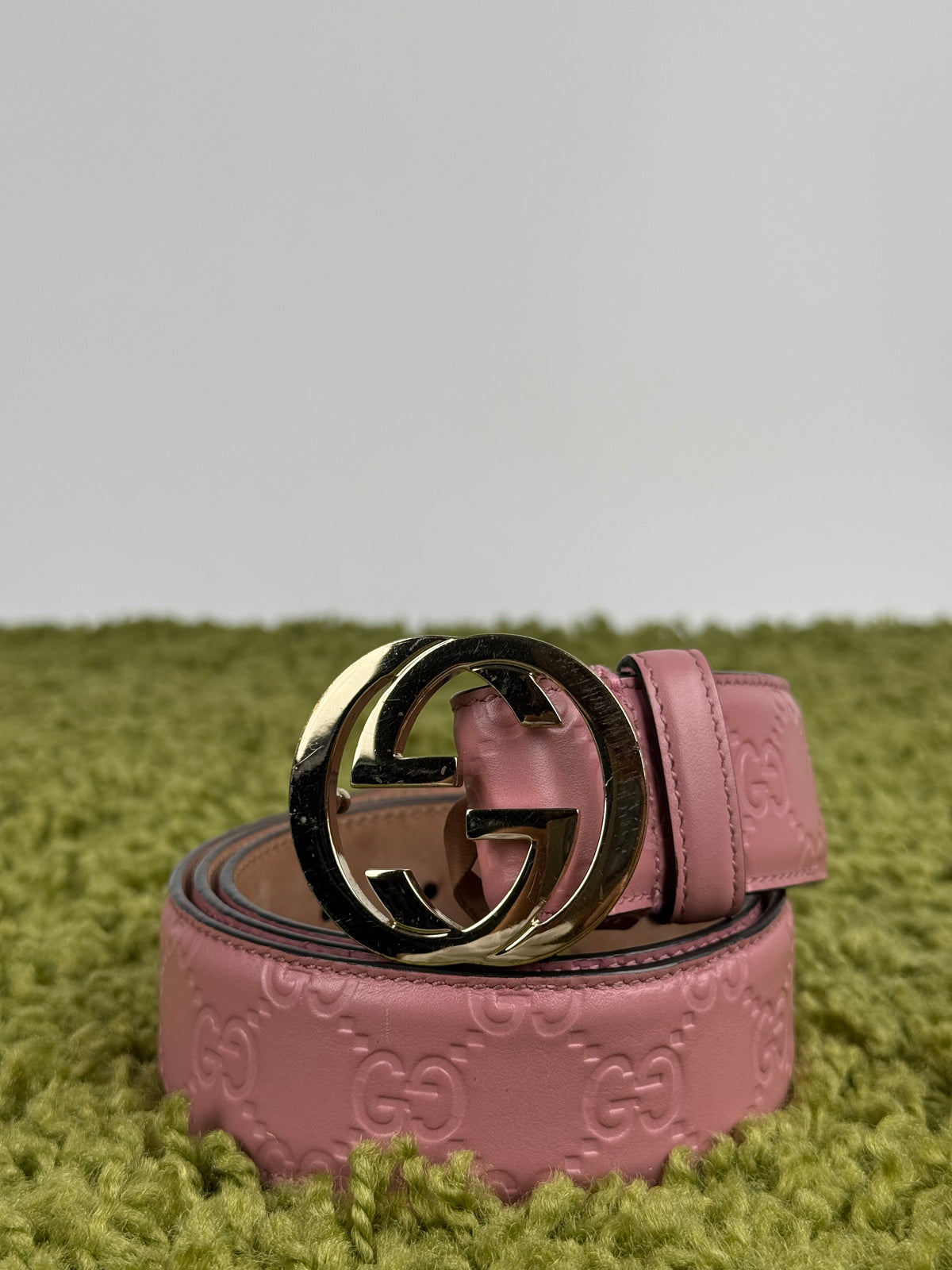Cintura Gucci Rosa 100cm
