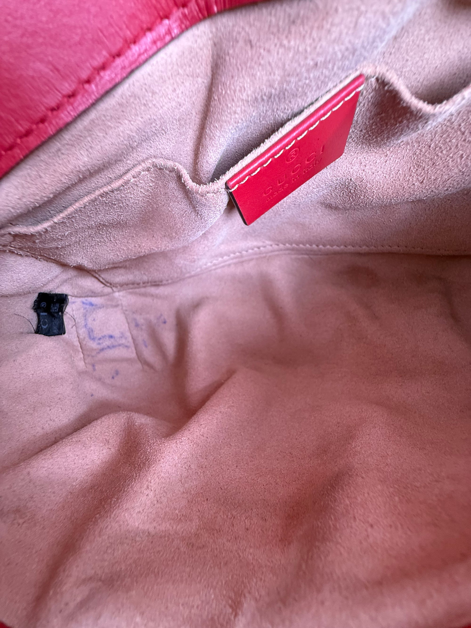 Borsa Pearly Marmont Flap a tracolla Gucci Rossa