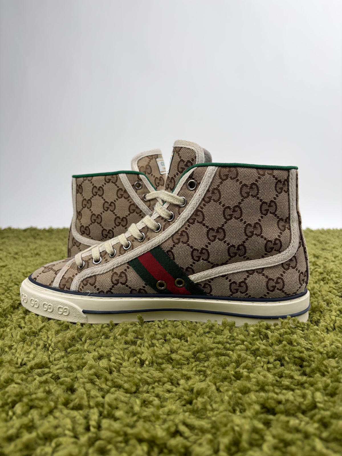 Gucci Tennis High Beige 6