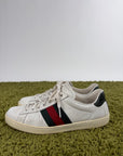 Gucci Ace Size 8=42 calza 42.5 bianca verde e rossa