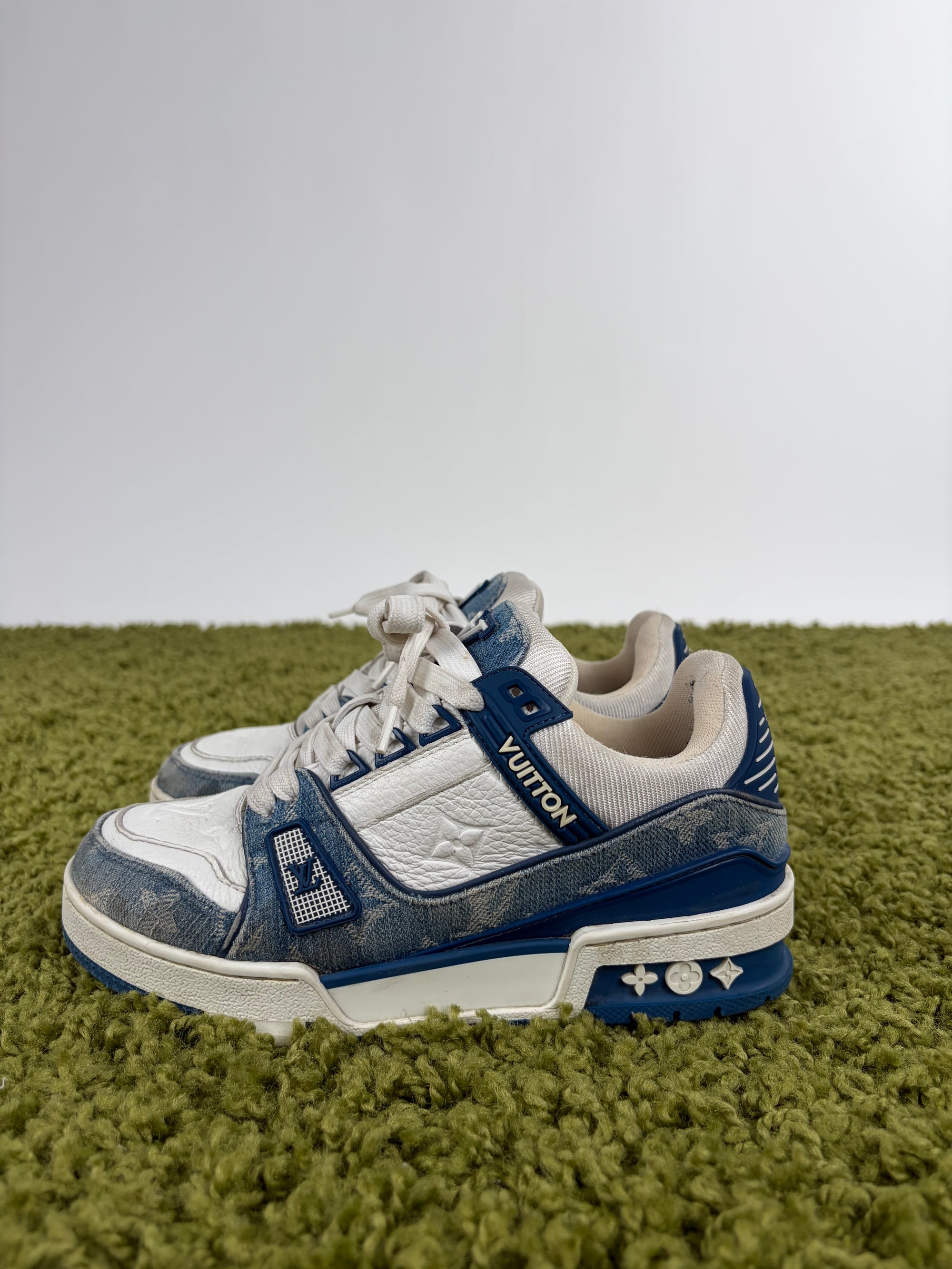 Louis Vuitton trainer Size 35 calza 36 bianca e blu