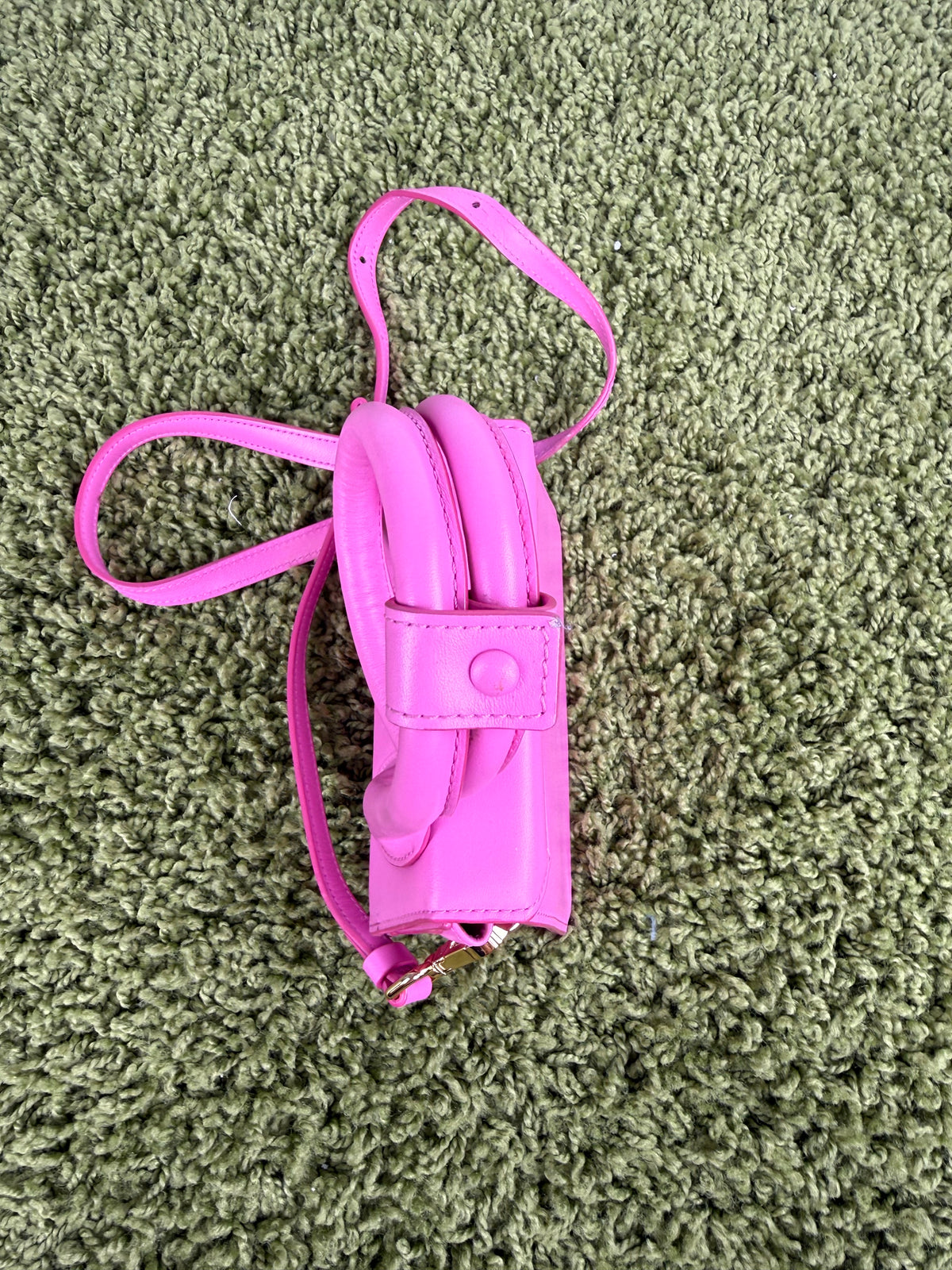 Borsa Jacquemus Le Chiquito Noeud Rosa