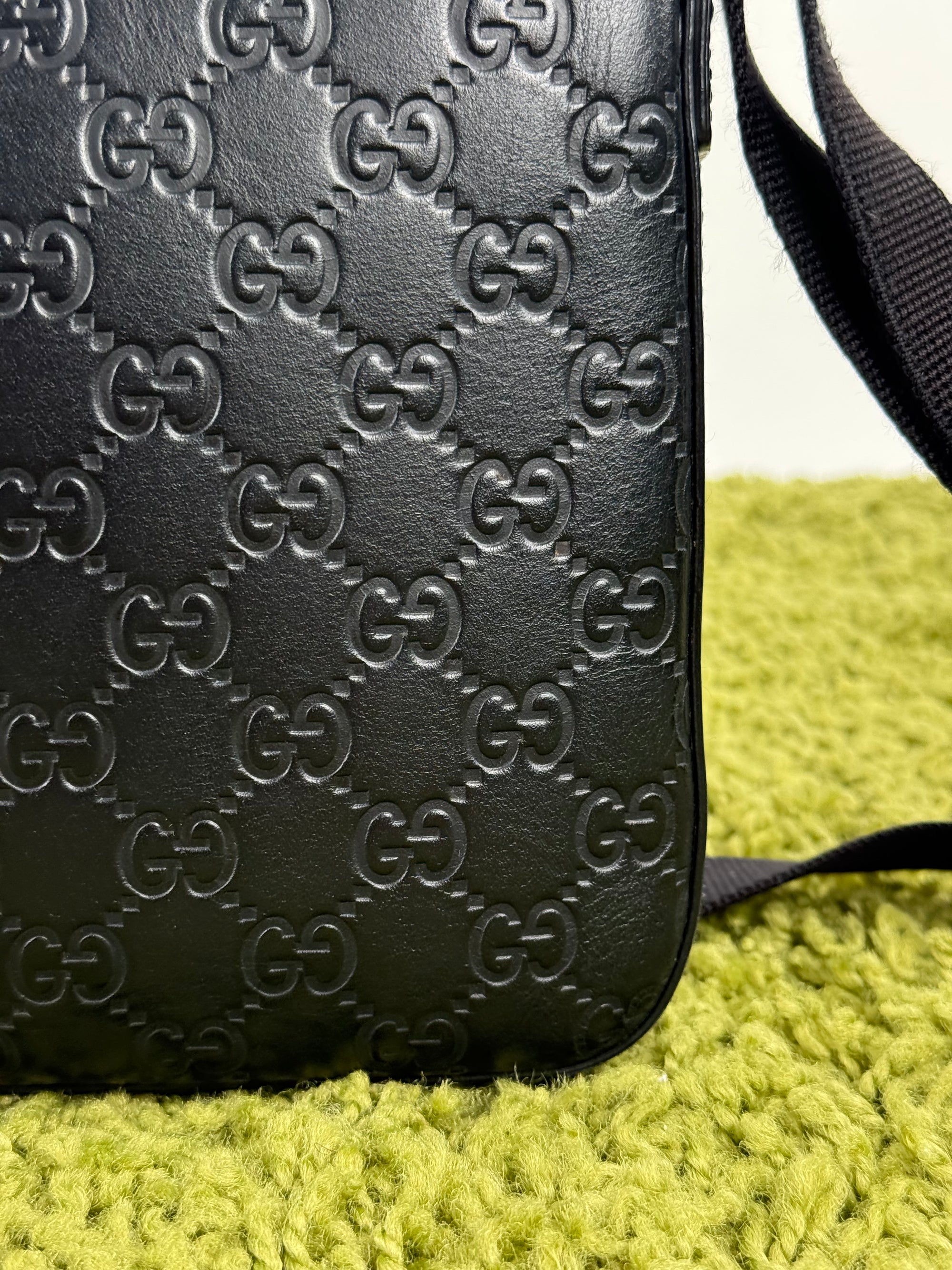 Borsello Gucci in Pelle Nera