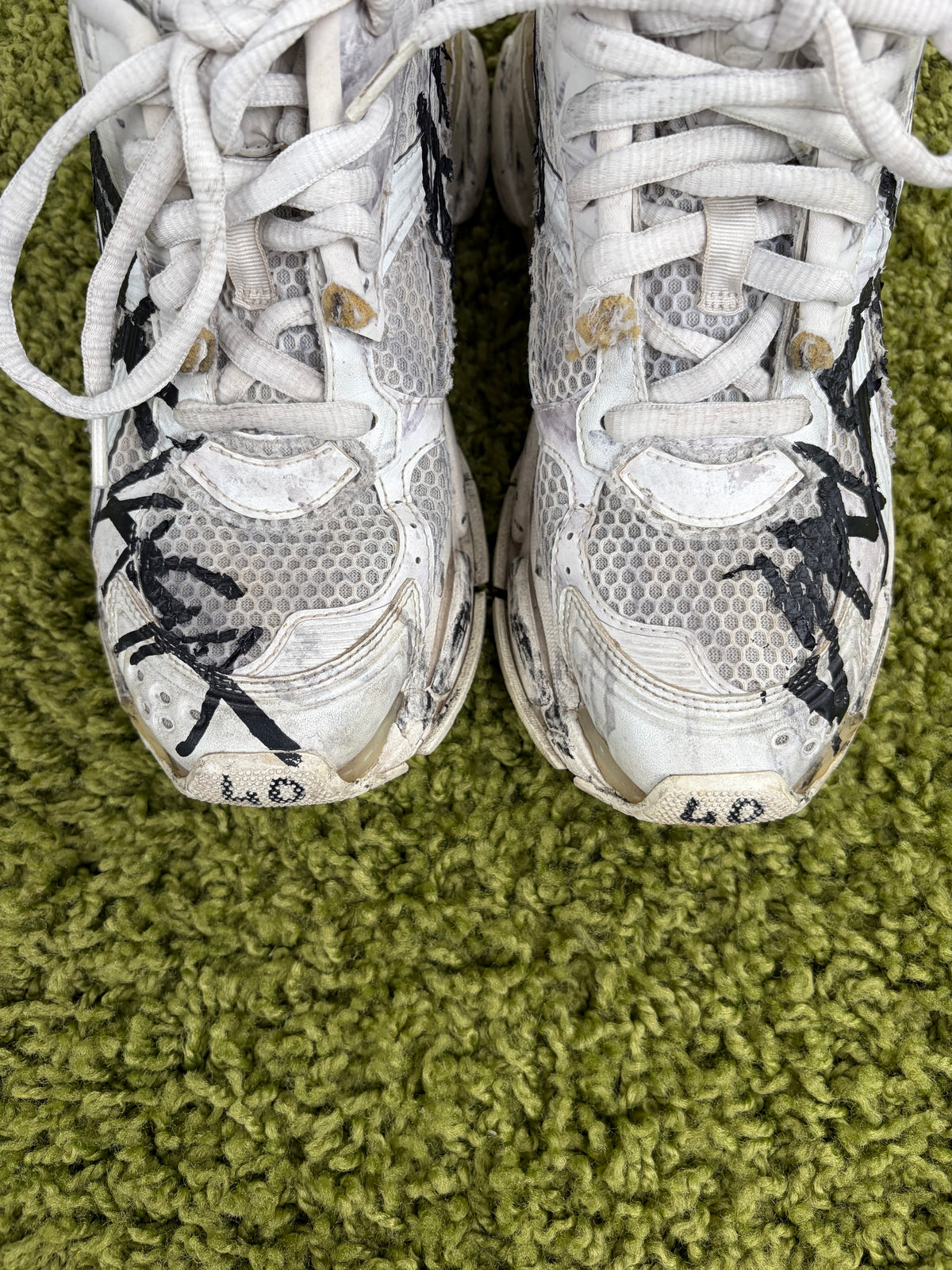 Balenciaga Runner Graffiti Grigio 40