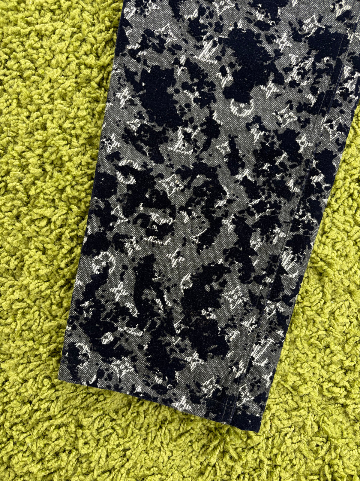 Jeans Louis Vuitton Monogram Flock Seasonal Multicolor 32