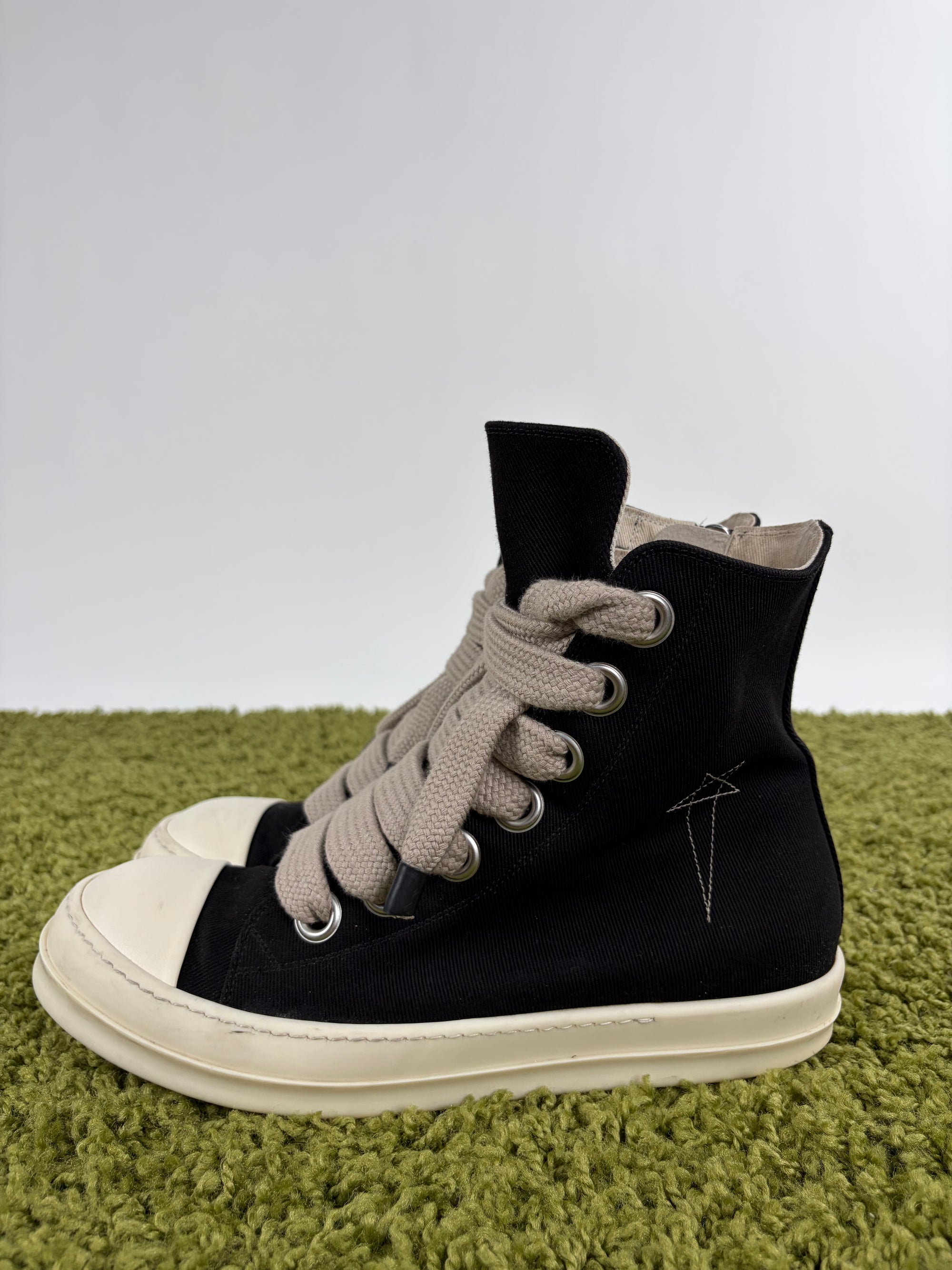 Rick owens Jumbo alte Size 45 nere e bianche
