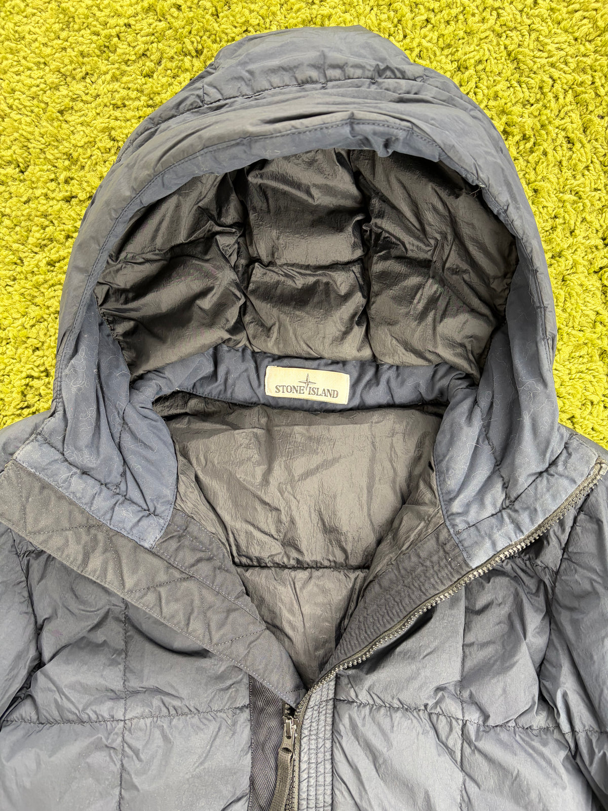 Giubbotto Stone Island Garment Dyed Crinkle Reps NY Down Blu S