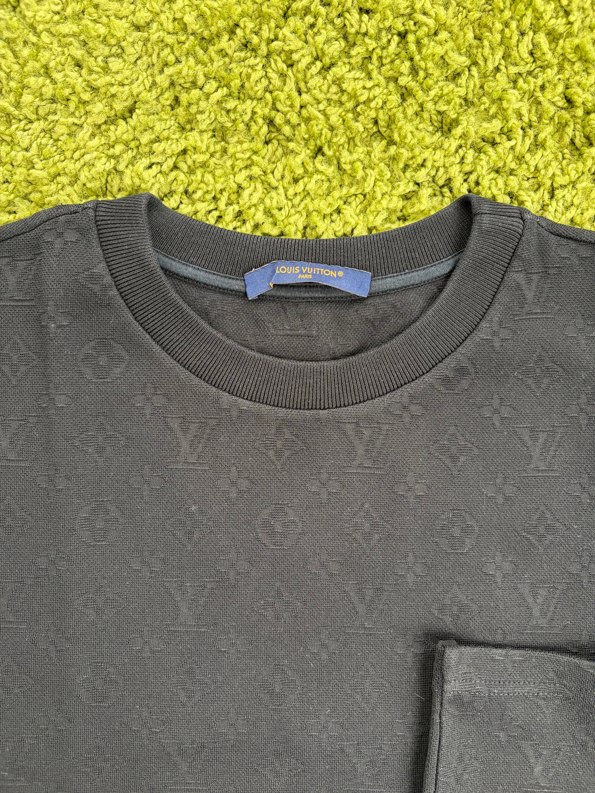 T-Shirt Pocket Louis Vuitton Nera XL