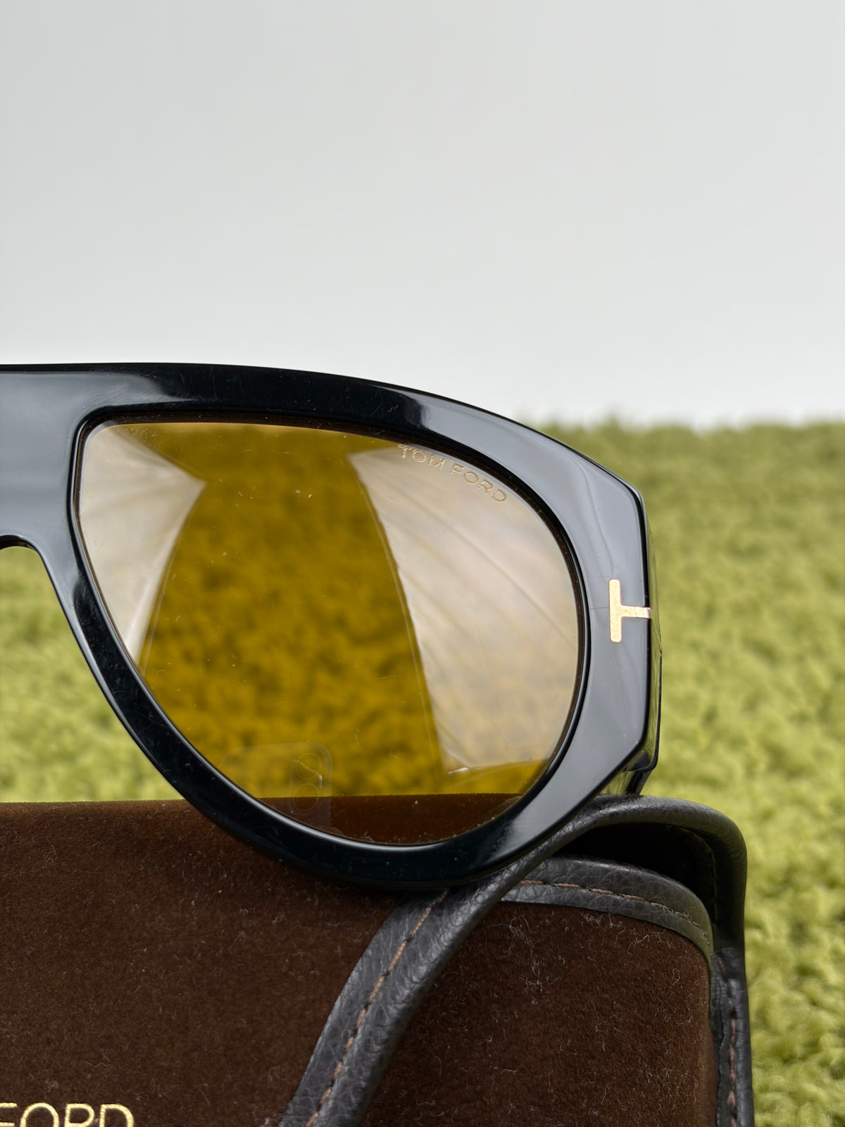 Occhiali da sole TOM FORD  Neri con lenti Gialle