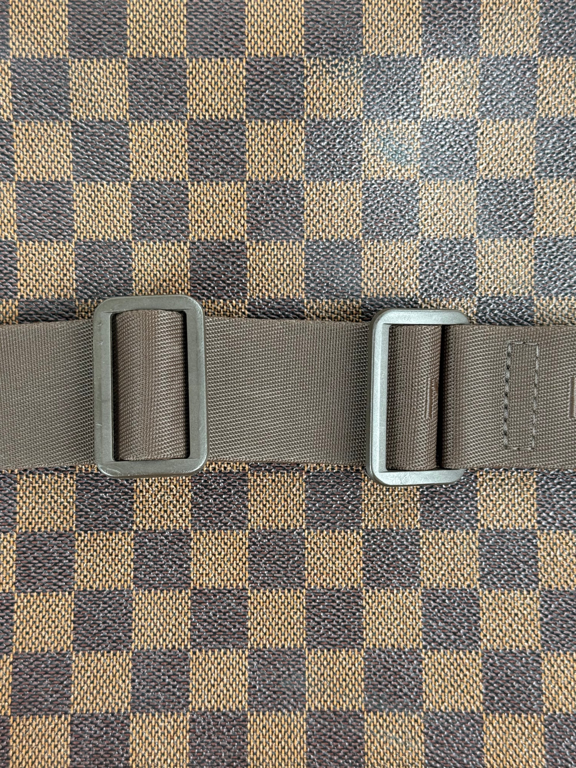 Borsa Sabana In tela Damier Ébène Louis Vuitton Marrone