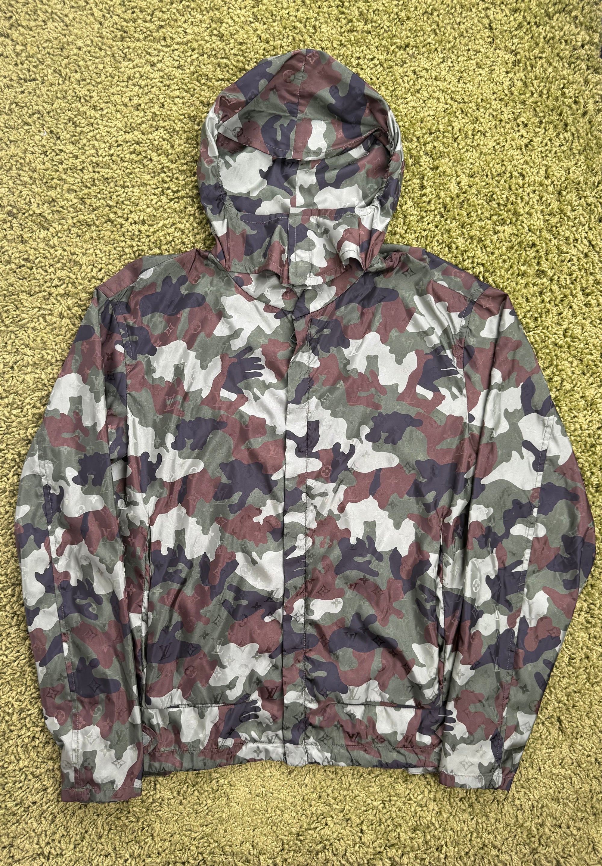 Giacca A Vento Mimetica Monogram Louis Vuitton L